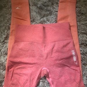 Pink ombré Gymshark leggings